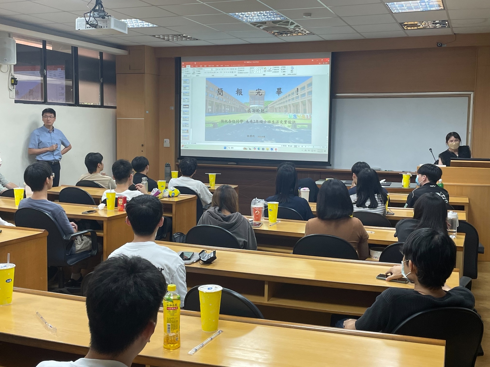 2025.09.18 114學年度經濟所碩士班新生入學生活說明會暨迎新座談會圖片
