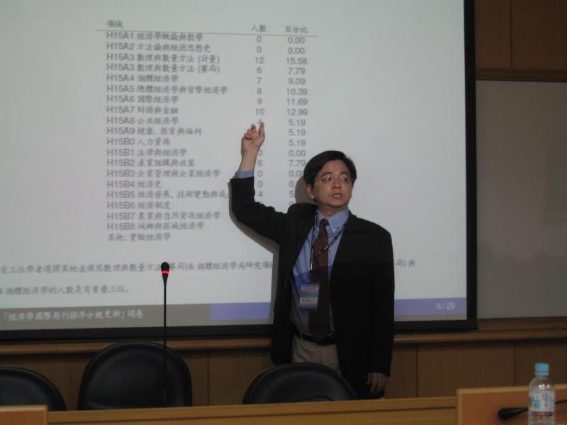 2012.10.13 經濟學國際期刊排序分級更新計畫研究成果南部地區發表會(二)圖片